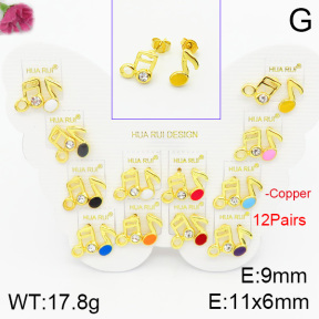 Fashion Copper Earrings  F2E300472vhmv-K01