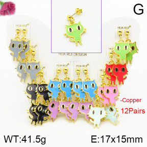 Fashion Copper Earrings  F2E300524vhmv-K01