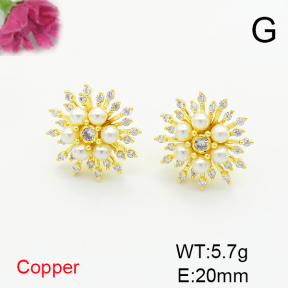 Fashion Copper Earrings  F6E301685vhkb-L036