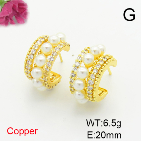 Fashion Copper Earrings  F6E301686vhkb-L036
