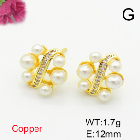 Fashion Copper Earrings  F6E301691bhva-L036