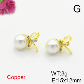 Fashion Copper Earrings  F6E301695bhva-L036
