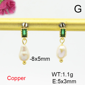Fashion Copper Earrings  F6E301696vbpb-L036