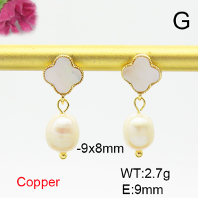 Fashion Copper Earrings  F6E301699vhha-L036