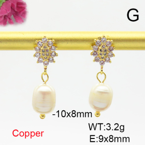 Fashion Copper Earrings  F6E301701vbpb-L036
