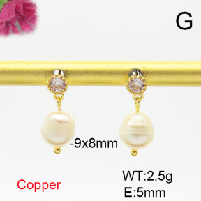 Fashion Copper Earrings  F6E301702bbov-L036