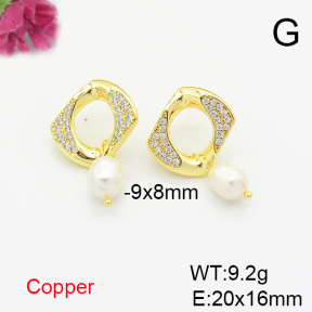 Fashion Copper Earrings  F6E301707vhkb-L036