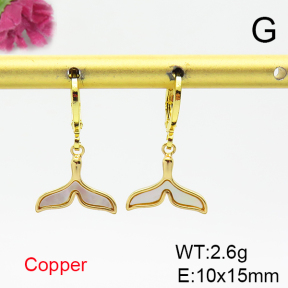 Fashion Copper Earrings  F6E301711bhva-L036