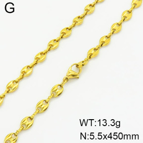 Stainless Steel Necklace  2N2002850vbmb-675