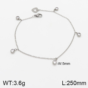 Stainless Steel Anklets  5A9000763vbmb-314