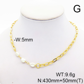 Closeout( No Discount)  Stainless Steel Necklace  CL6N00005bbnp-900