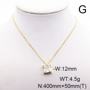 Closeout( No Discount)  Stainless Steel Necklace  CL6N00008vbpb-900