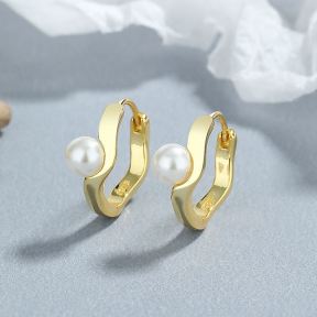 925 Silver Earrings  WT:3.2g  17.8*15.4mm  JE3884aiom-Y06