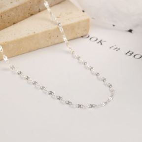 925 Silver Necklace  WT:2.0g  N:46+6cm  JN3887bihm-Y06