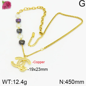 Chanel  Fashion Copper Necklaces  PN0173172bhva-J158