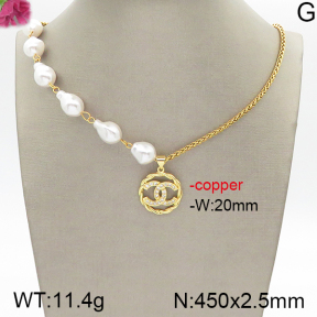 Chanel  Fashion Copper Necklaces  PN0173234bvpl-434