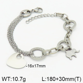 Stainless Steel Bracelet  2B4002459bbov-414