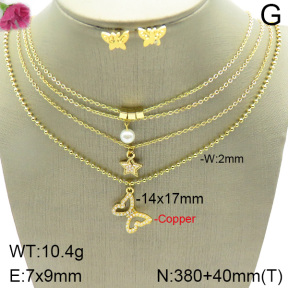 Fashion Copper Sets  F2S003482bhil-J05