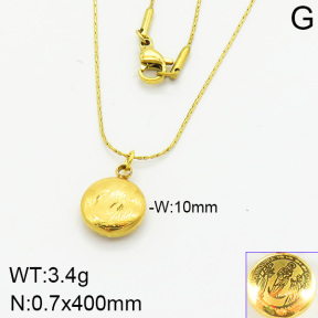 Stainless Steel Necklace  2N2002870vbmb-355