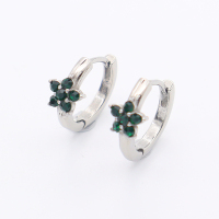Stainless Steel Earrings  Czech Stones,Handmade Polished  WT:2.5g  W:6mm E:15mm  GEE001116bhia-700