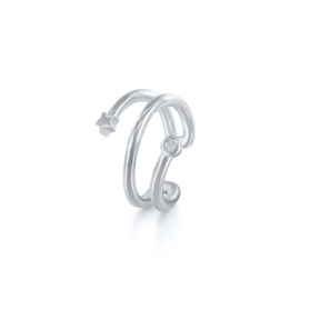 925 Silver Earrings  WT:1.07g  (1pc)  JE3975vhop-Y30