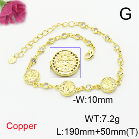 Fashion Copper Bracelet  F6B406058vhha-L017