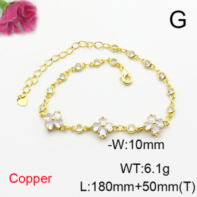 Fashion Copper Bracelet  F6B406059vhha-L017