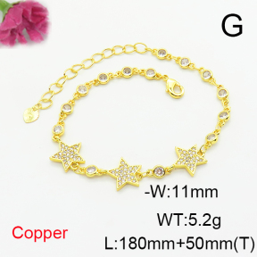 Fashion Copper Bracelet  F6B406061vhha-L017