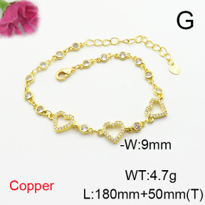 Fashion Copper Bracelet  F6B406063vhha-L017