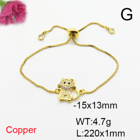 Fashion Copper Bracelet  F6B406065avja-L017