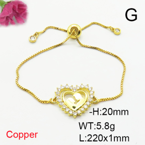 Fashion Copper Bracelet  F6B406067aajl-L017