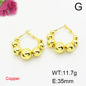 Fashion Copper Earrings  F6E200307bbov-L017