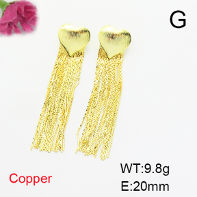 Fashion Copper Earrings  F6E200321bbov-L017