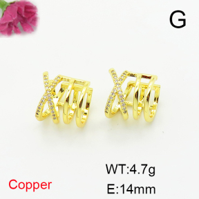 Fashion Copper Earrings  F6E404646vbmb-L017