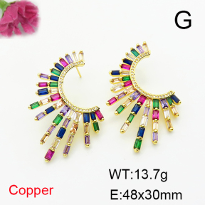Fashion Copper Earrings  F6E404647aima-L017