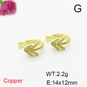 Fashion Copper Earrings  F6E404650ablb-L017
