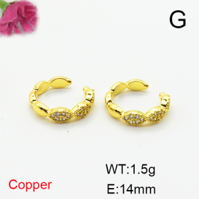 Fashion Copper Earrings  F6E404651ablb-L017