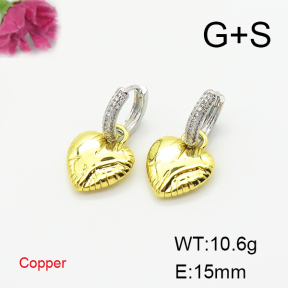 Fashion Copper Earrings  F6E404656bbov-L017