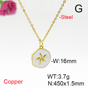 Fashion Copper Necklace  F6N300865vail-L017