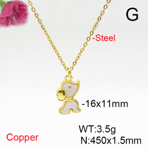 Fashion Copper Necklace  F6N300871baka-L017