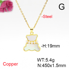Fashion Copper Necklace  F6N300873baka-L017