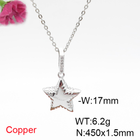 Fashion Copper Necklace  F6N405784aajl-L017