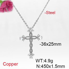 Fashion Copper Necklace  F6N405806vbmb-L017