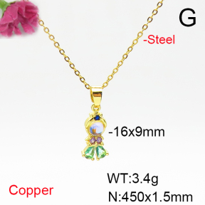 Fashion Copper Necklace  F6N405810aajl-L017