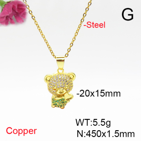 Fashion Copper Necklace  F6N405829baka-L017