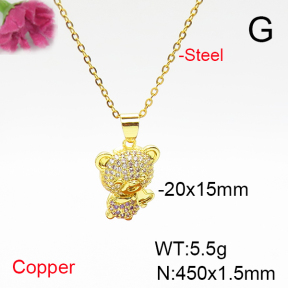 Fashion Copper Necklace  F6N405831baka-L017