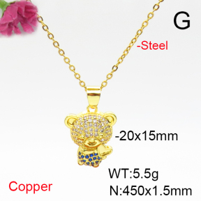 Fashion Copper Necklace  F6N405832baka-L017