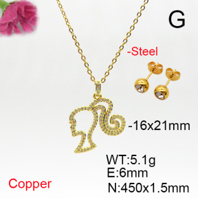 Fashion Copper Sets  F6S005743ablb-L017