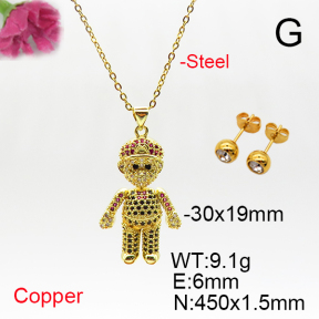 Fashion Copper Sets  F6S005775bhva-L017