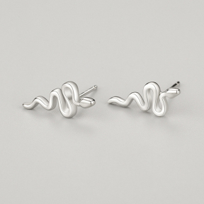 925 Silver Earrings  WT:1.08g  14*6mm  JE4034vhmk-Y11